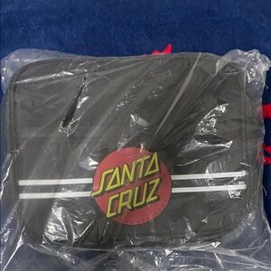 Santa Cruz Skateboards Black Toiletry Bag